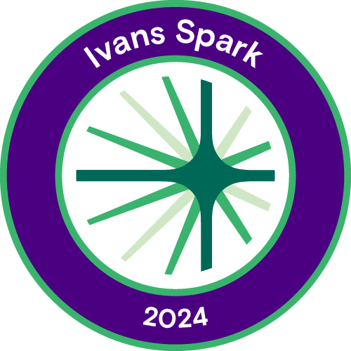 Ivans Spark Logo